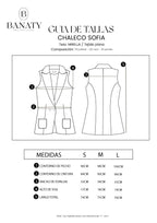 CHALECO SASTRERO LARGO - SOFIA