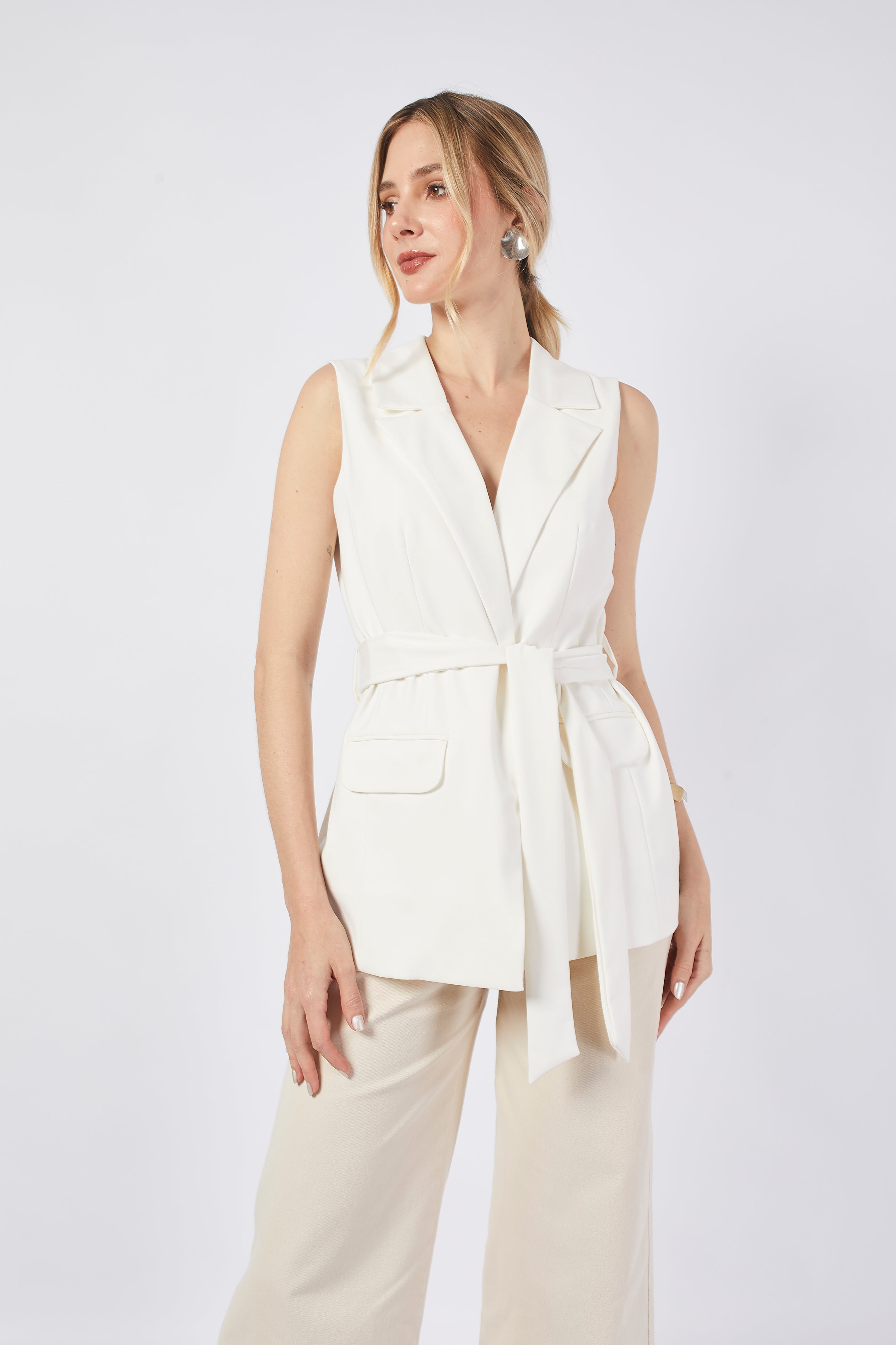 Chaleco Sastrero con Lazo - Paula