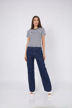 POLO BASICO PARA MUJER A RAYAS CAMILA VISCOSA