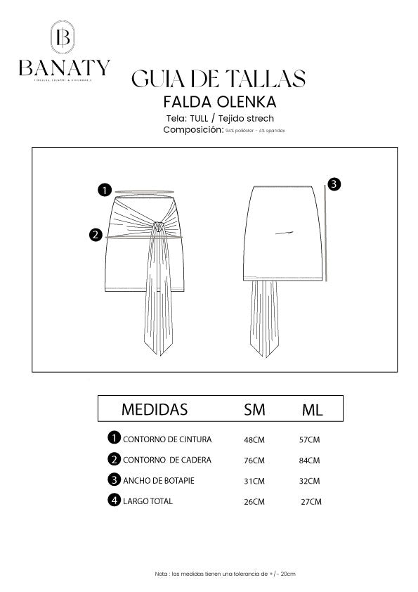 FALDA MIDI TULL PRINT MORADO - OLENKA