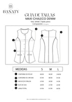 MAXI DENIM VEST SKY BLUE DAY