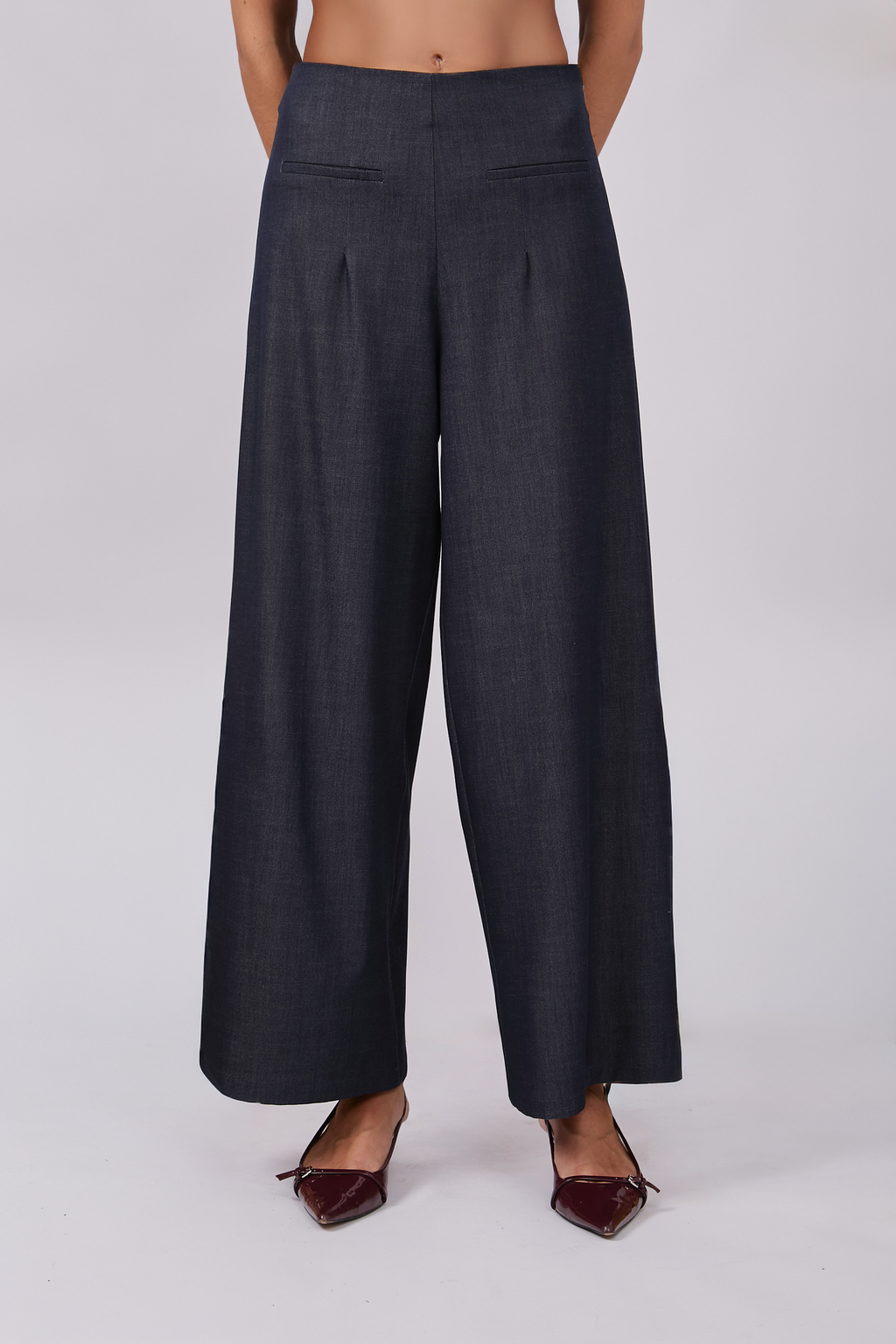 PANTALÓN SASTRERO A LA CINTURA NATURAL - MISHKY