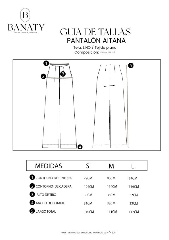 Aitana Raw Linen Pants