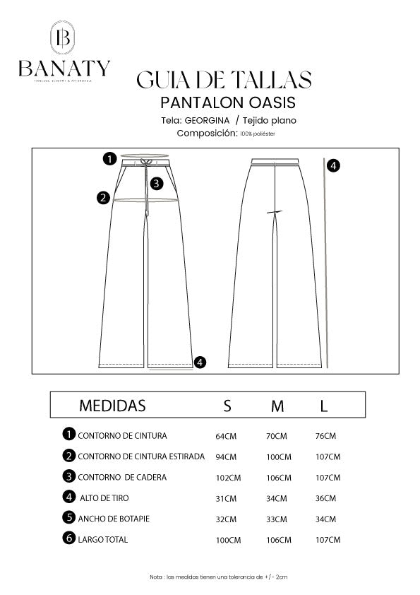 PANTALÓN PALAZO CAMEL - OASIS