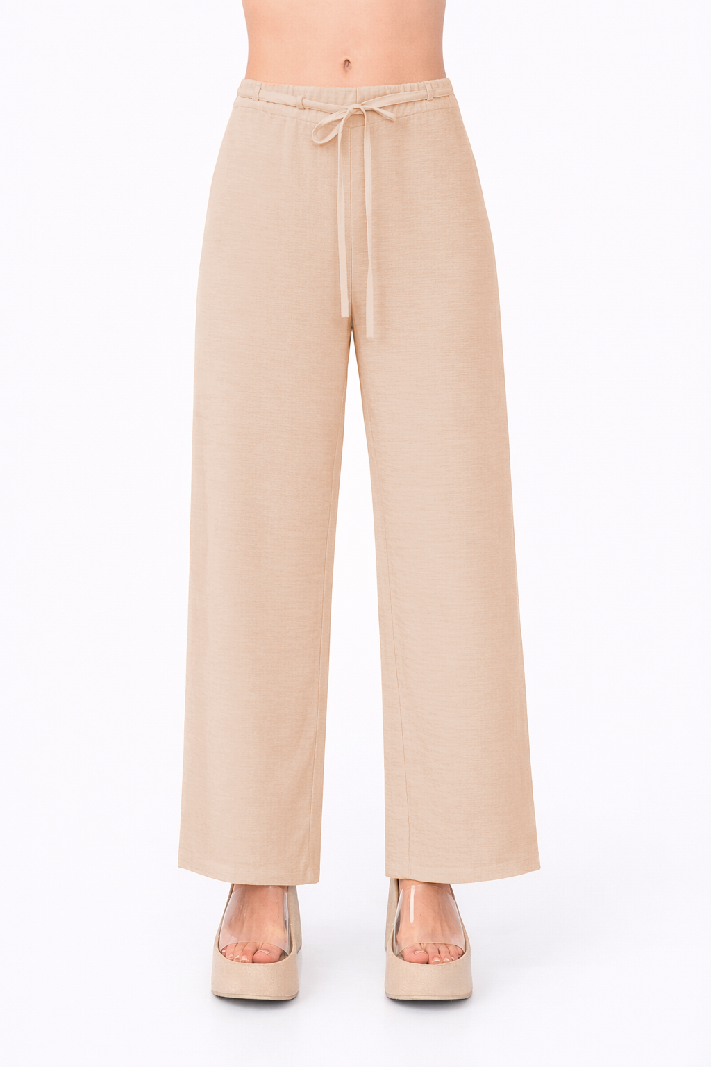 PANTALÓN PALAZZO CON ELÁSTICO POSTERIOR KAKHI - AFRICA