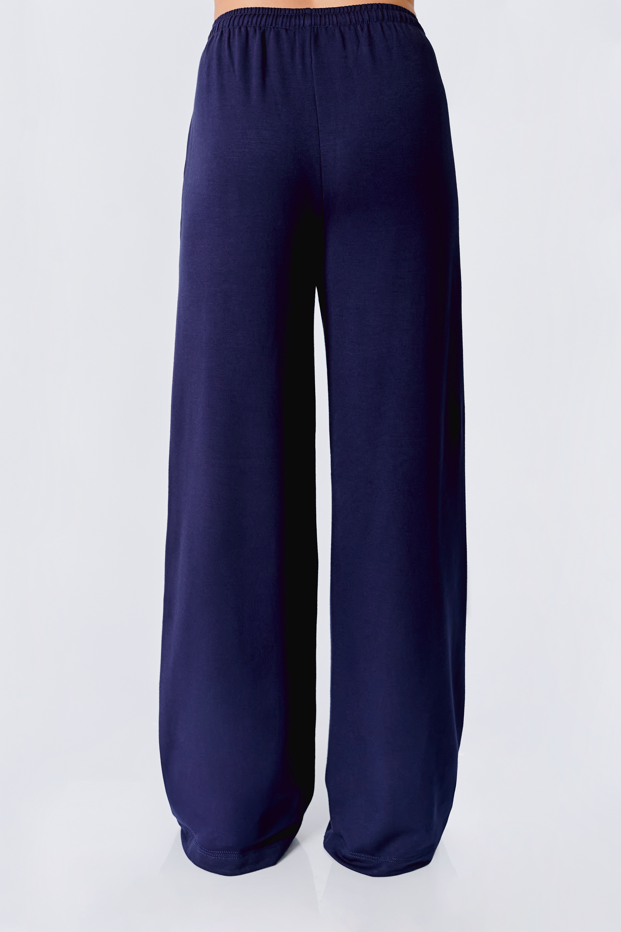 PANTALÓN A LA CINTURA CON BOLSILLO AZUL - LOURDES