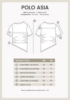 POLO ASIMÉTRICO MANGA CORTA DRAPEADO PERLA - ASIA