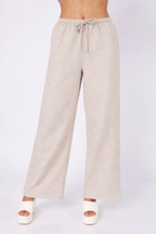 PANTALÓN PALAZO BEIGE - OASIS