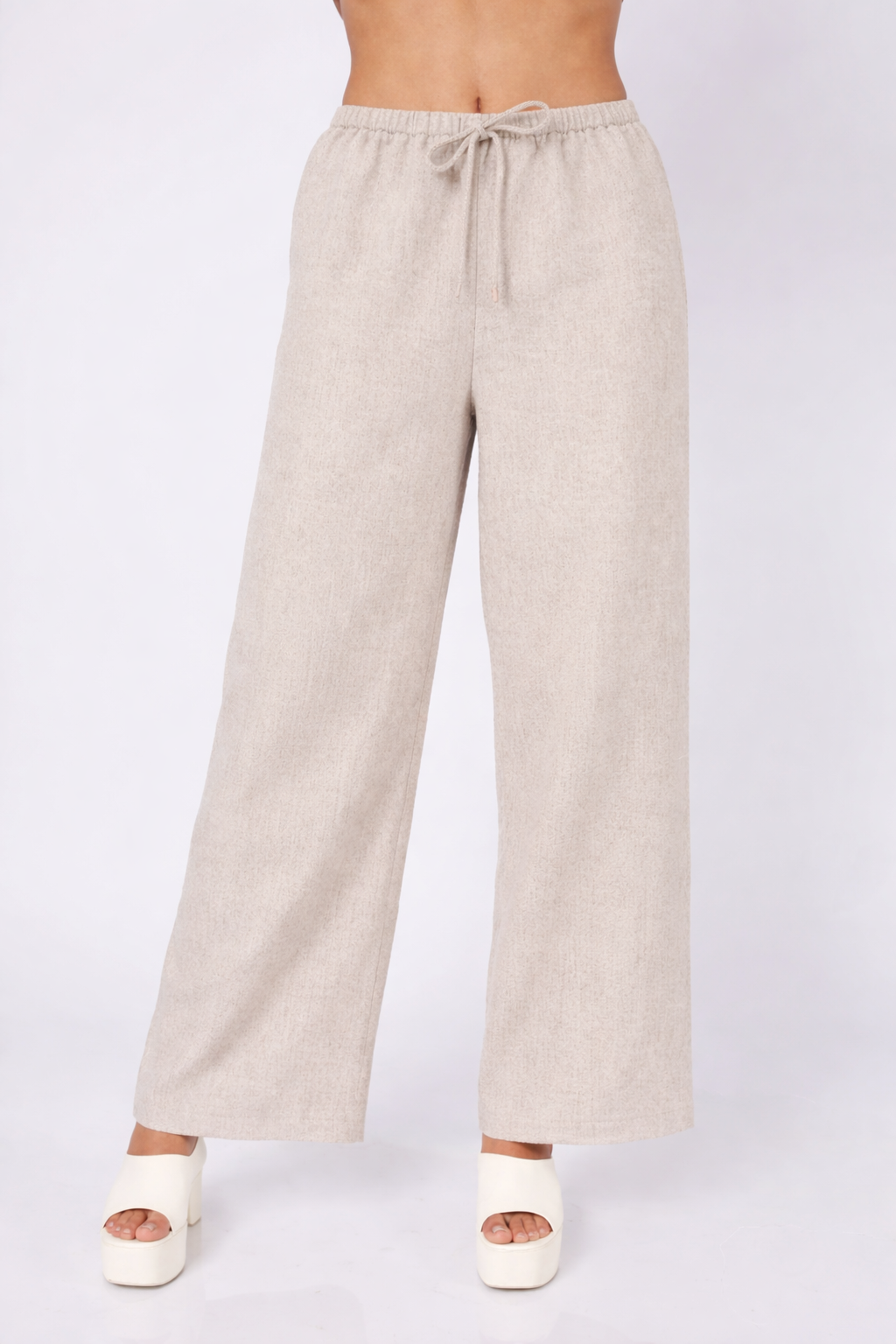 PANTALÓN PALAZO BEIGE - OASIS
