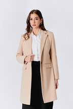 SACO LARGO CON BOLSILLOS FUNCIONALES BEIGE - ALTAMIRA