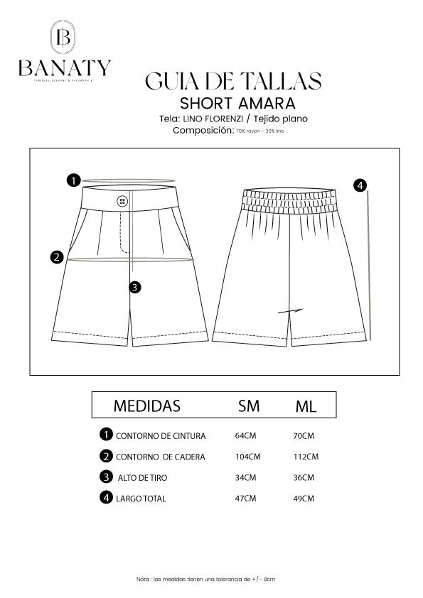 SHORT DE LINO - AMARA