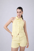 SHORT SASTRERO AMARILLO - GEORGINA