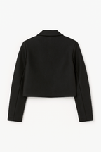 CASACA CROP SASTRE NEGRO - MADISON