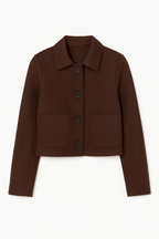 CASACA CROP SASTRE MARRON - MADISON
