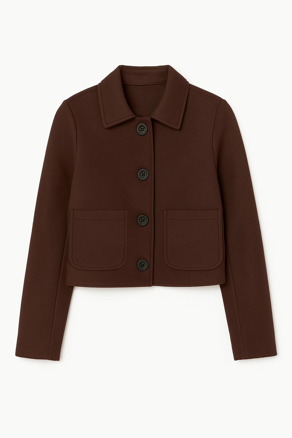 CASACA CROP SASTRE MARRON - MADISON