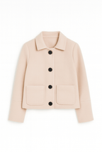 CASACA CROP SASTRE BEIGE - MADISON