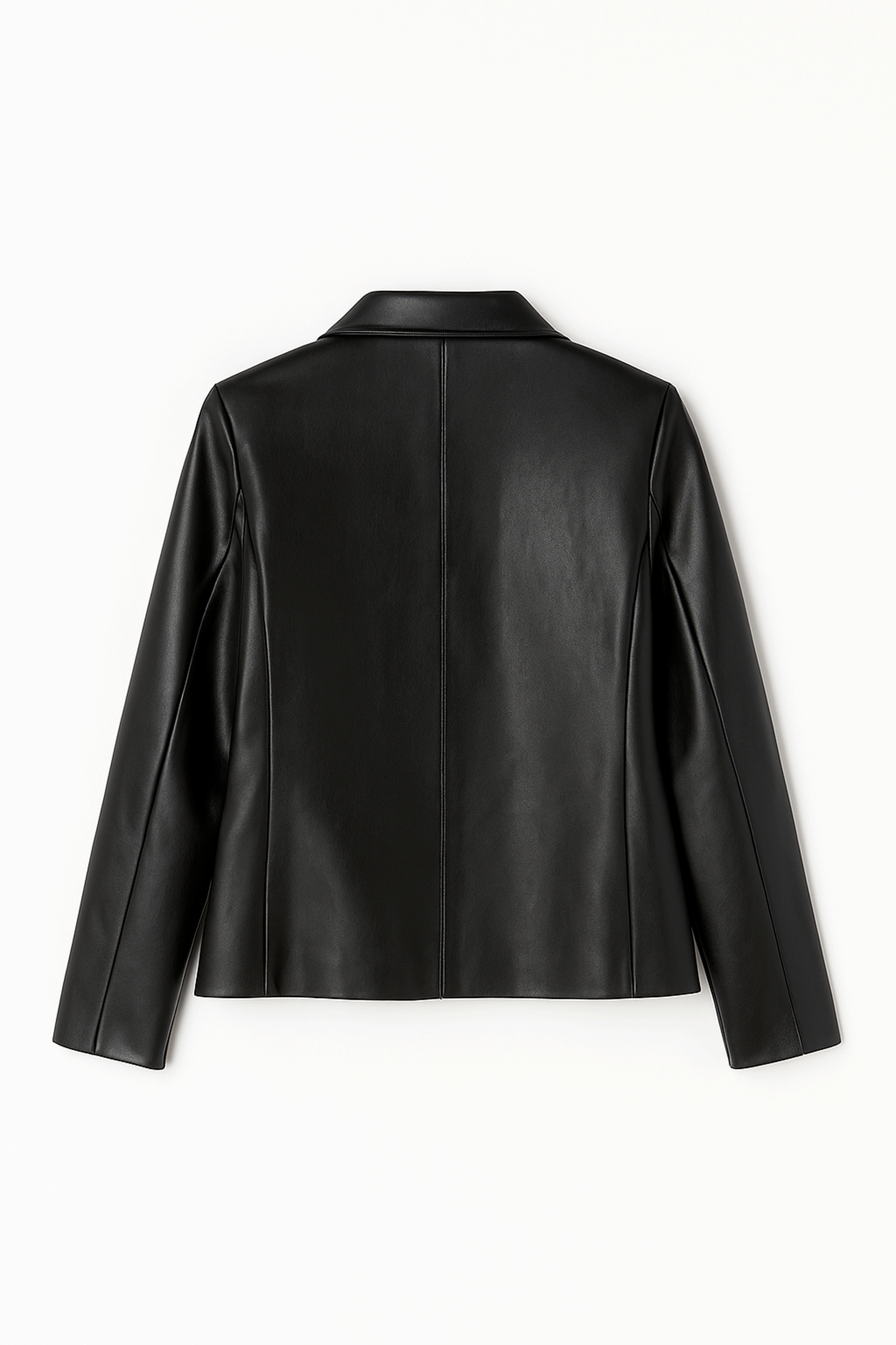 CASACA GINEBRA DE CUERINA CON CIERRE NEGRO