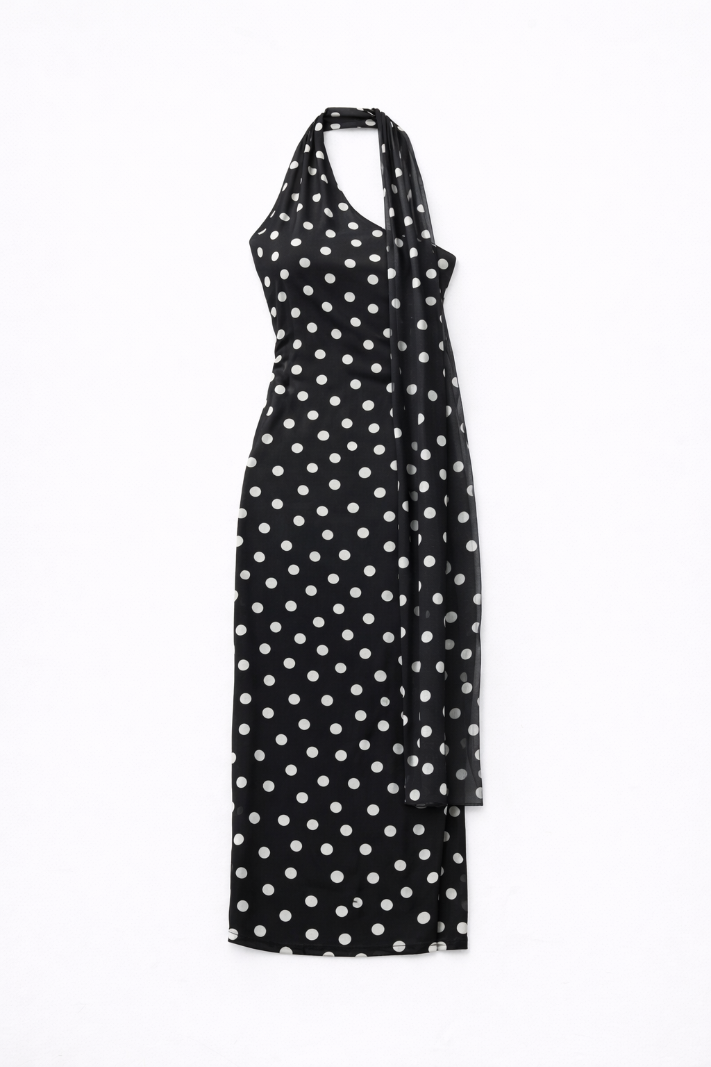 VESTIDO DE TULL ESTAMPADO CON HEBILLA PRINT LUNARES – VENUS