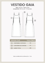 VESTIDO GAIA AJUSTABLE CON DETALLE DE TIRAS LATERALES NEGRO