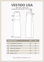 VESTIDO TEJIDO 100% ALGODÓN PERLA - LISA