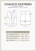 Chaleco Sastrero Bilbao perla