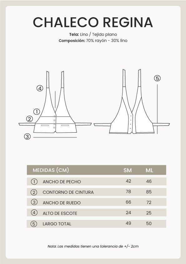 CHALECO HALTER - REGINA