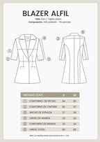 BLAZER MANGA CORTA CON CUELLO CLASICO TOPO - ALFIL
