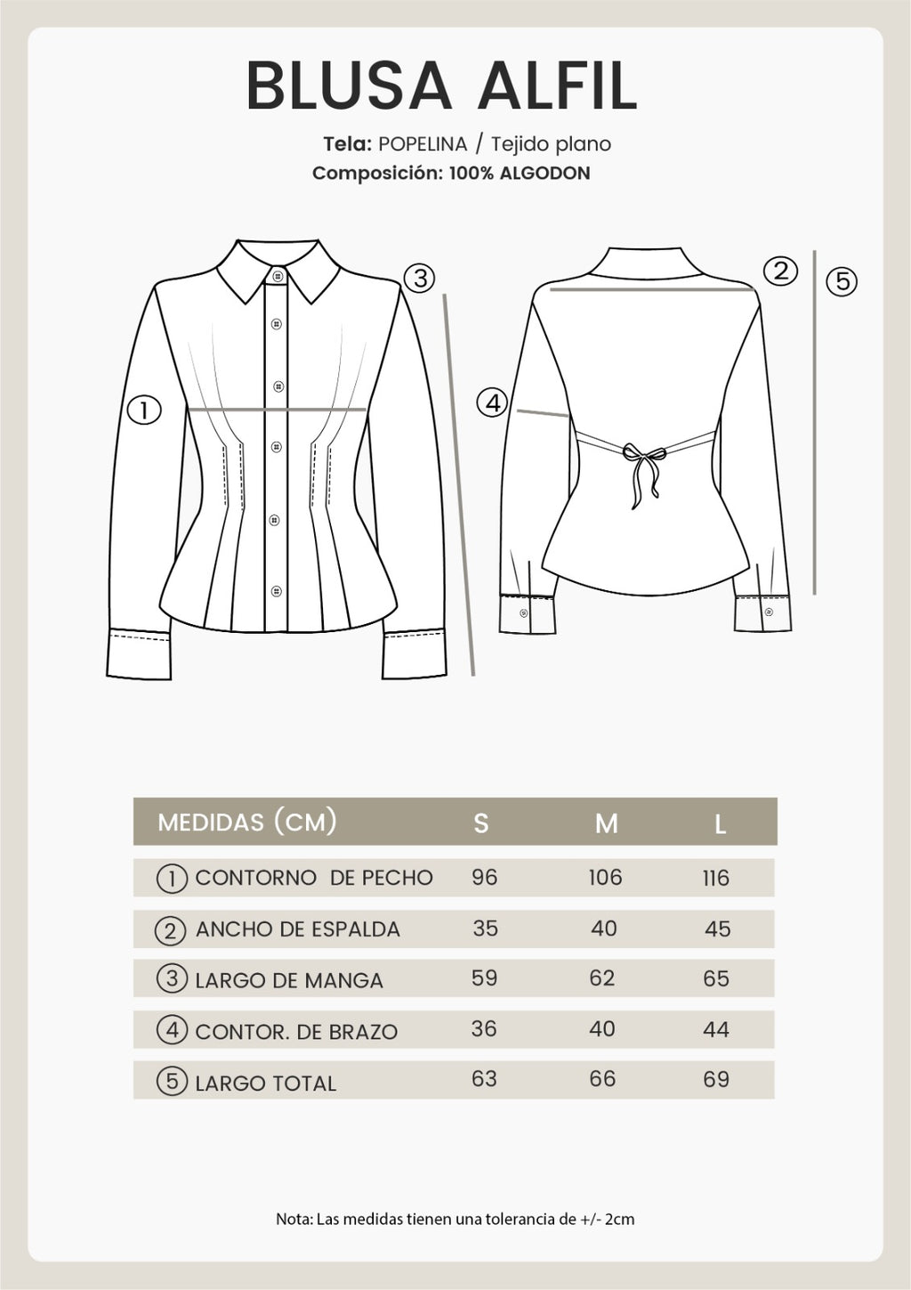 BLUSA CON CUELLO CAMISERO Y PINZAS DELANTERAS CELESTE - ALFIL