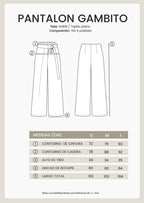 PANTALÓN SASTRERO CON PINZAS Y TIRANTES REGULABLE BEIGE - GAMBITO