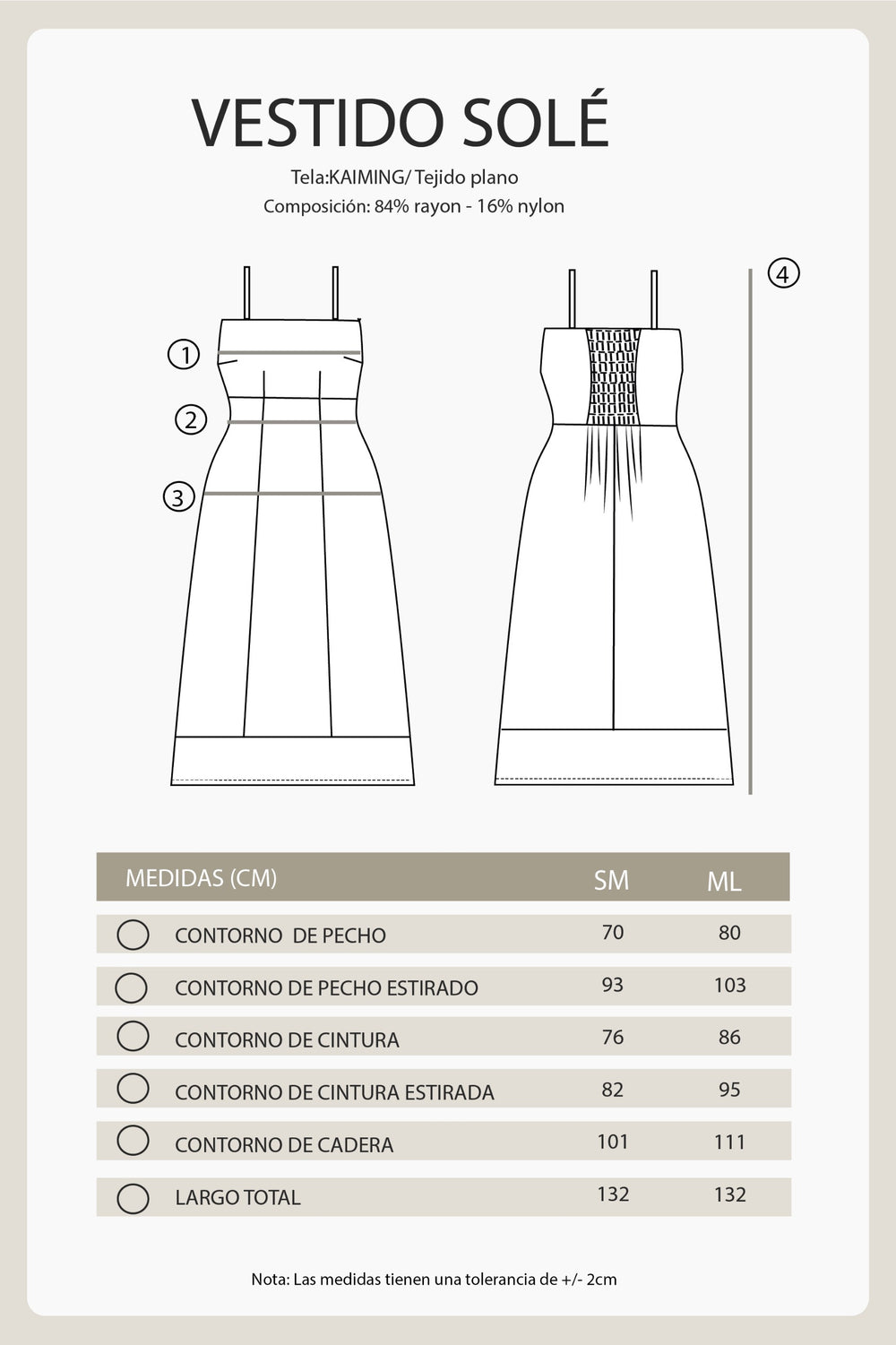 VESTIDO MARINO - SOLÉ