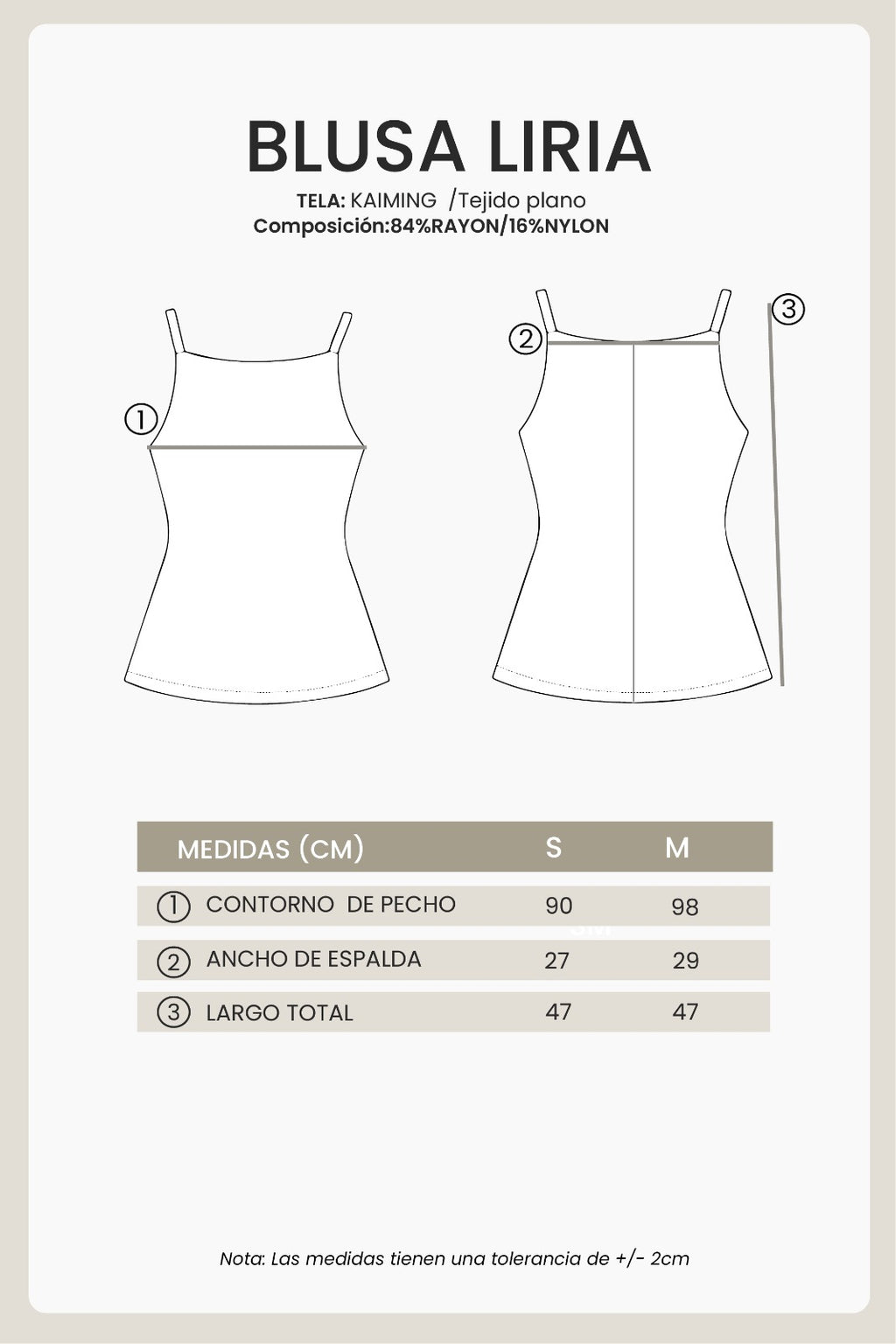 BLUSA AZUL - LIRIA