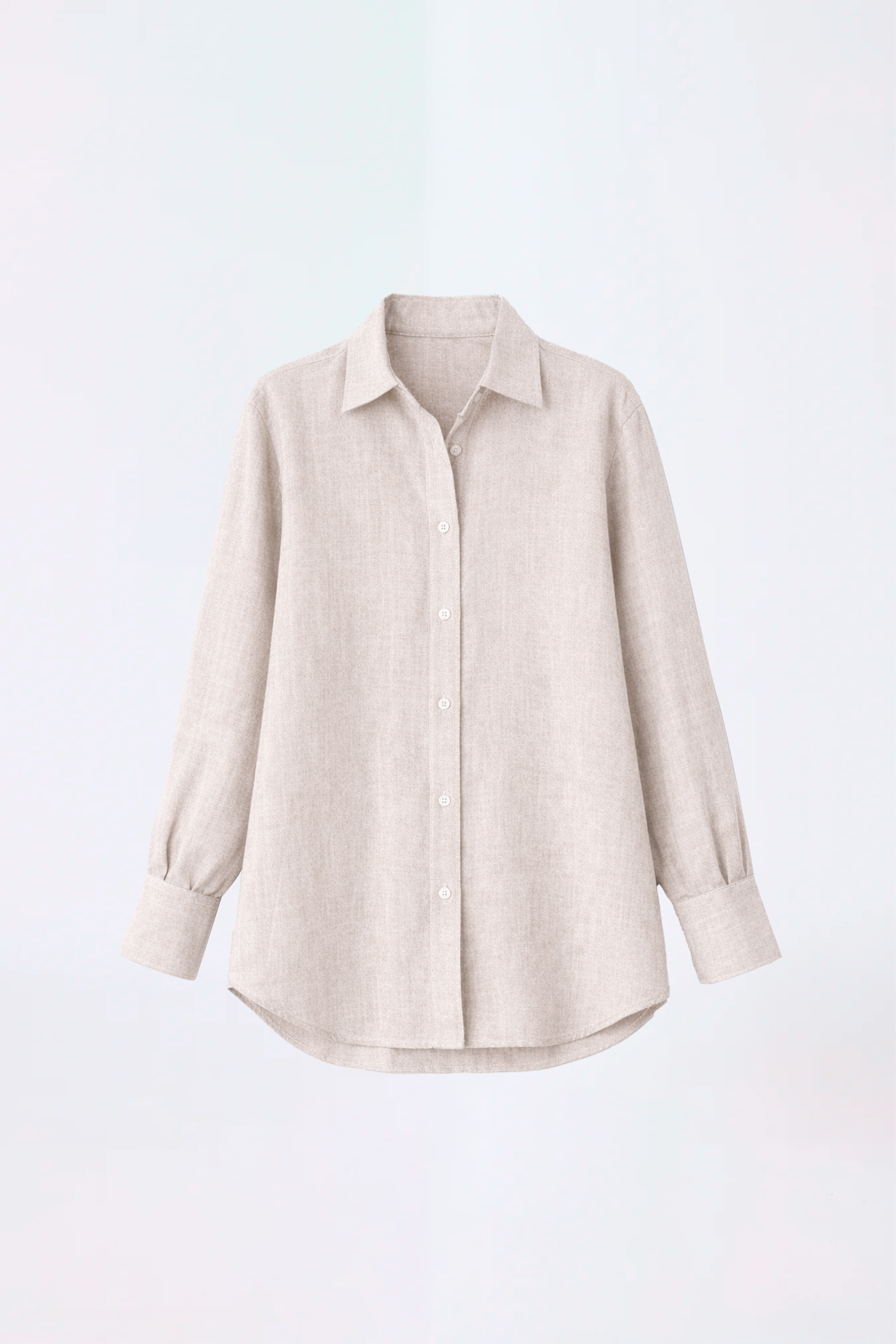BLUSA CAMISERA BEIGE -  OASIS