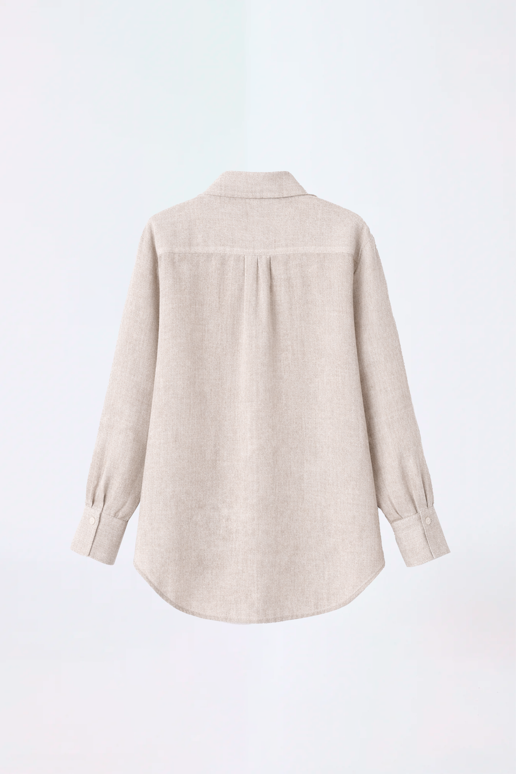 BLUSA CAMISERA BEIGE -  OASIS saga