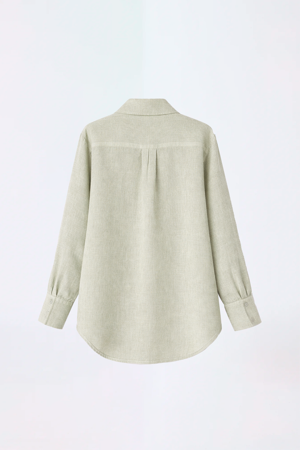 BLUSA CAMISERA VERDE -  OASIS