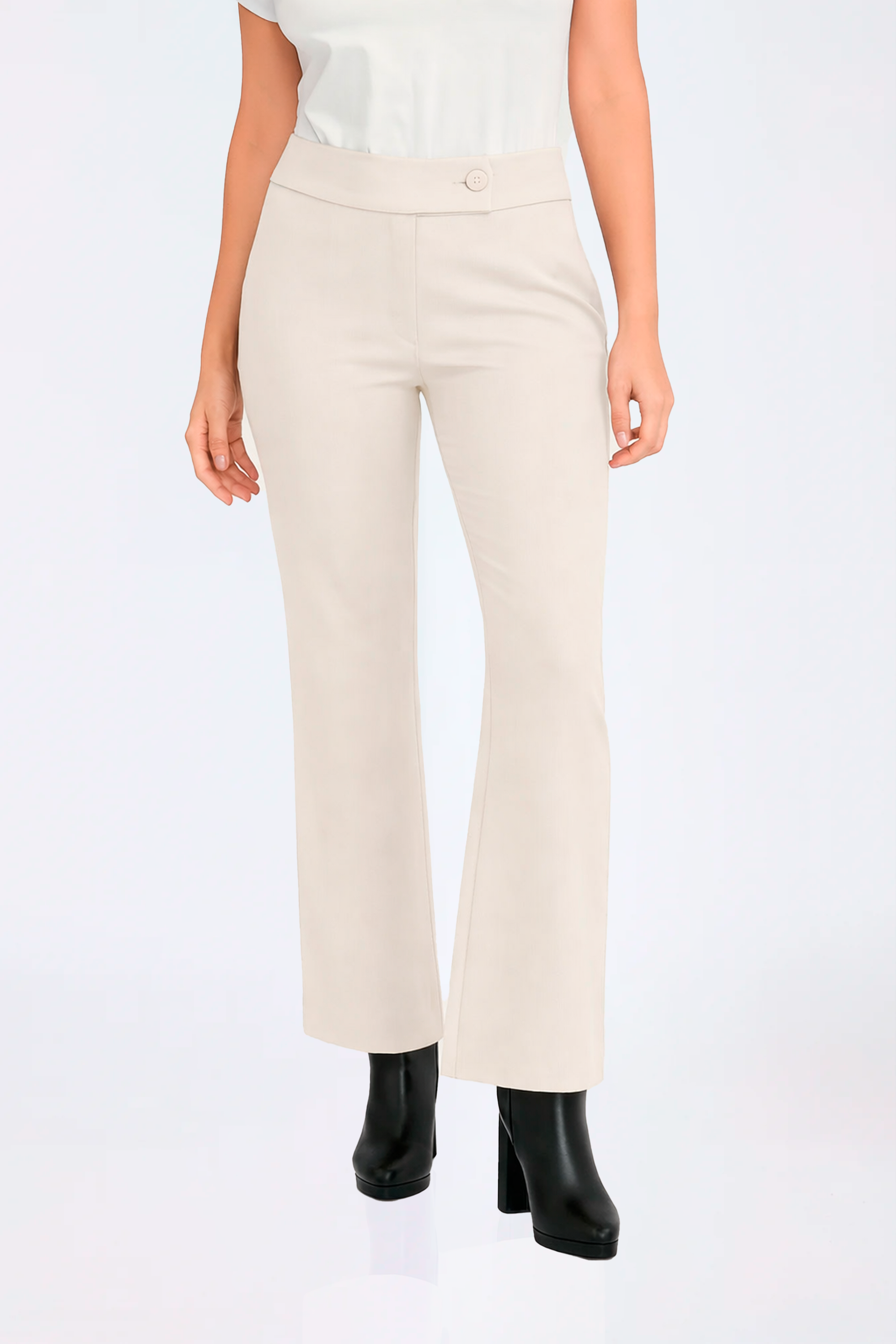 PANTALON SASTRE BEIGE - JULIA BILBAO
