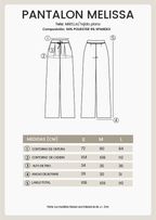 PANTALÓN SASTRERO CON LAZO Y PLIEGUES DELANTEROS PERLA- MELISSA
